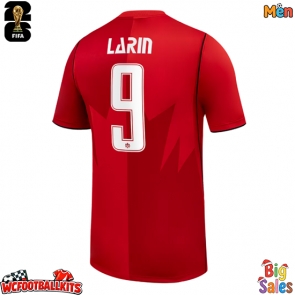 Canada Cyle Larin #9 Replica Home Stadium Shirt World Cup 2026 Short Sleeve